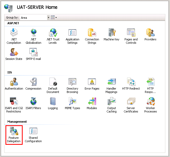 IIS-Feature-Delegation-Screenshot