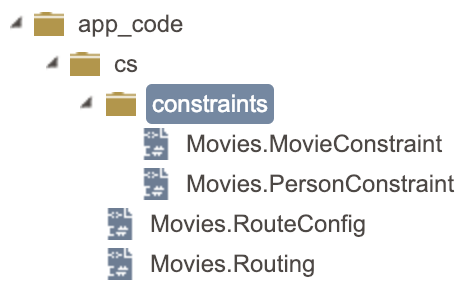 Constraint files in Contensis