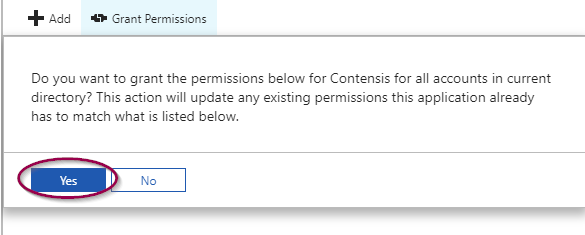 12 - Grant permissions confirmation